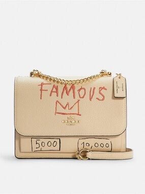 Coach X Jean-Michel Basquiat Klare Crossbody Bag C5653 Ivory